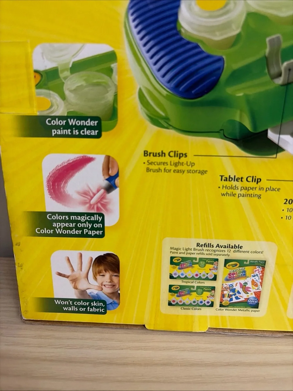 Crayola New!Mess Free Color Wonder Magic Light Brush - Green